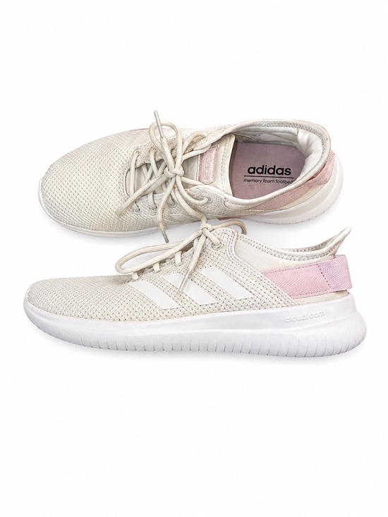 adidas Shoes - Adidas Cloudfoam Sneakers Womens Size 7.5 White Pink Running Walking Lightweight